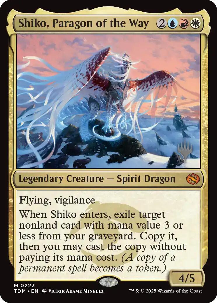 Shiko, Paragon of the Way [Tarkir: Dragonstorm Promos] | Spectrum Games