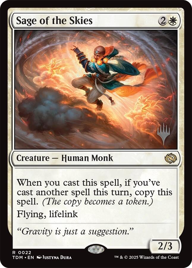 Sage of the Skies [Tarkir: Dragonstorm Promos] | Spectrum Games