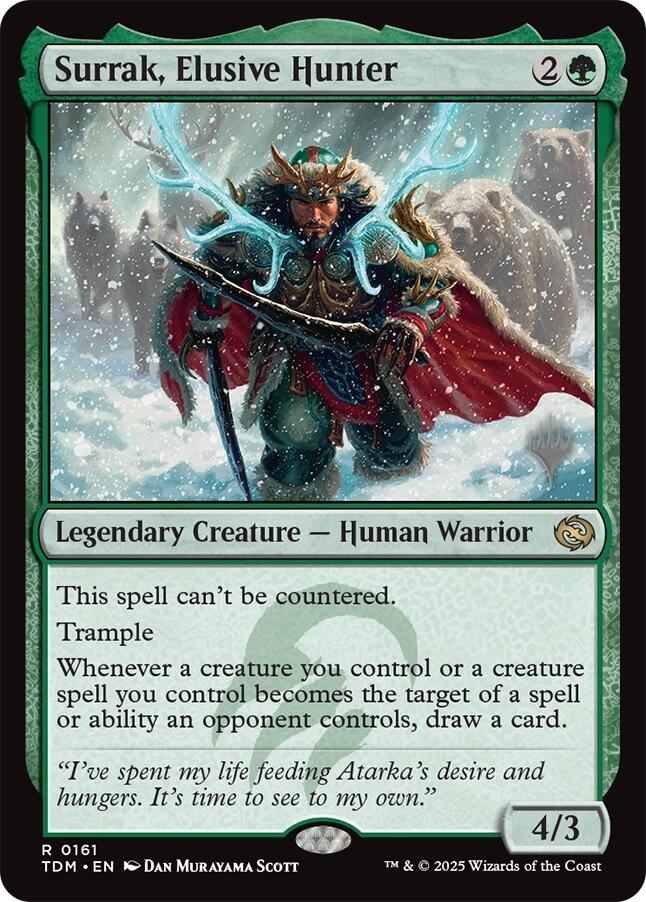 Surrak, Elusive Hunter [Tarkir: Dragonstorm Promos] | Spectrum Games