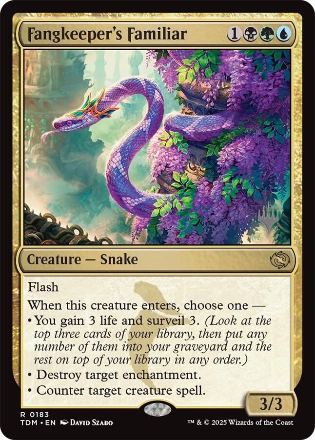 Fangkeeper's Familiar [Tarkir: Dragonstorm Promos] | Spectrum Games