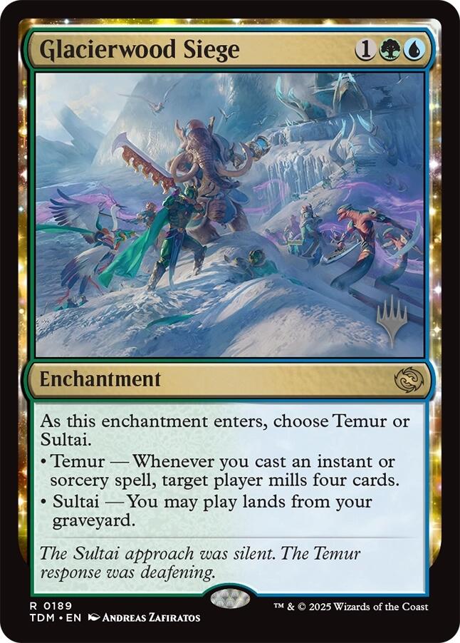 Glacierwood Siege [Tarkir: Dragonstorm Promos] | Spectrum Games