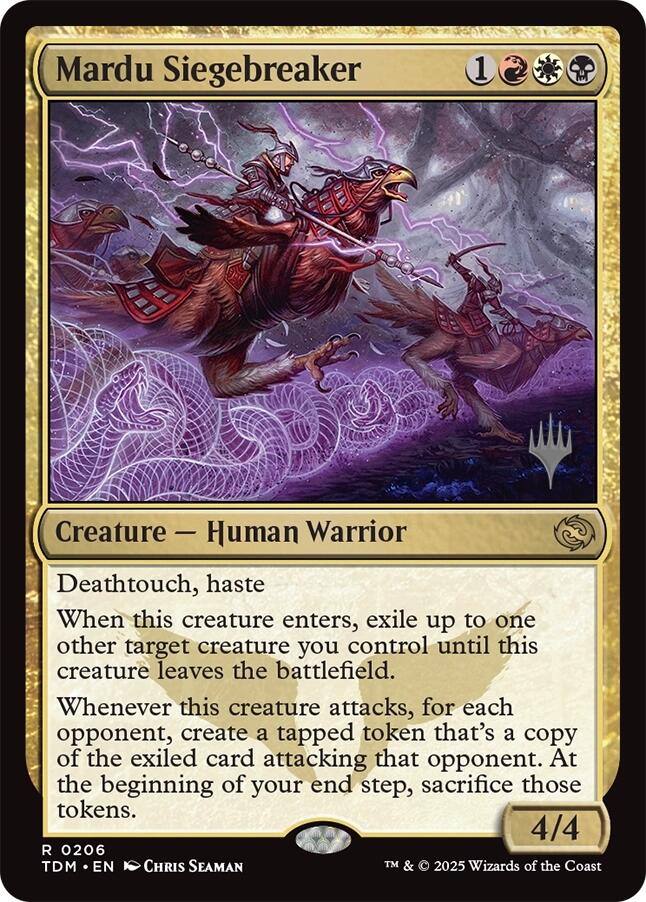 Mardu Siegebreaker [Tarkir: Dragonstorm Promos] | Spectrum Games