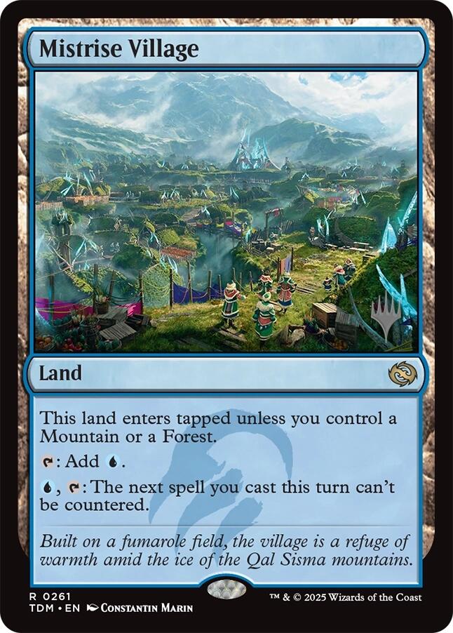 Mistrise Village [Tarkir: Dragonstorm Promos] | Spectrum Games