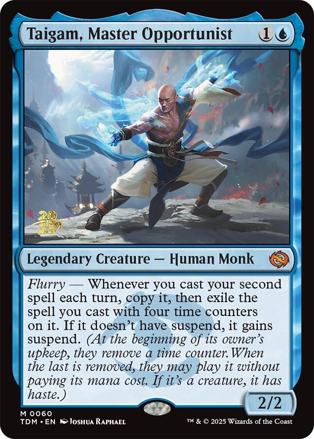 Taigam, Master Opportunist [Tarkir: Dragonstorm Prerelease Promos] | Spectrum Games