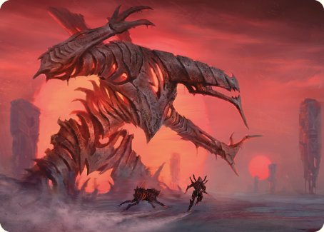 Red Sun's Zenith Art Card [Phyrexia: All Will Be One Art Series] | Spectrum Games
