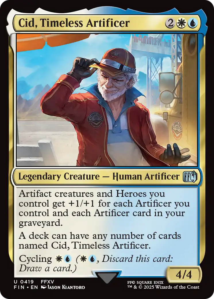 Cid, Timeless Artificer (0419) [FINAL FANTASY] | Spectrum Games