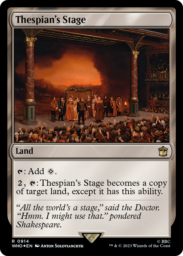 Thespian's Stage (Surge Foil) [Doctor Who] | Spectrum Games