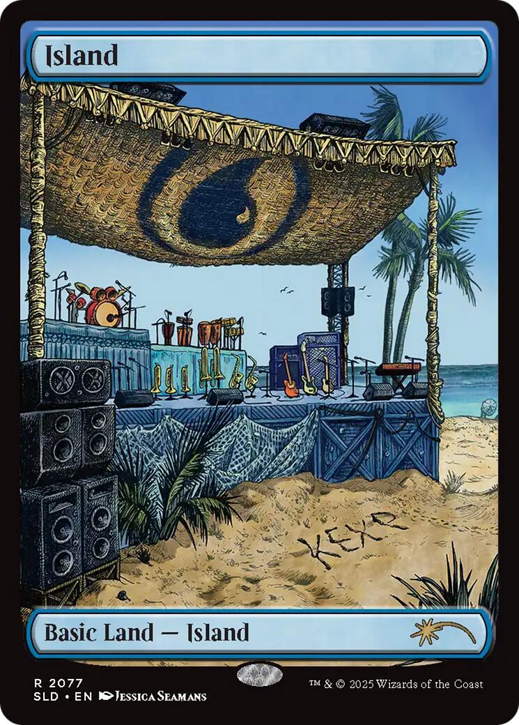 Island (2077) [Secret Lair Drop Series] | Spectrum Games