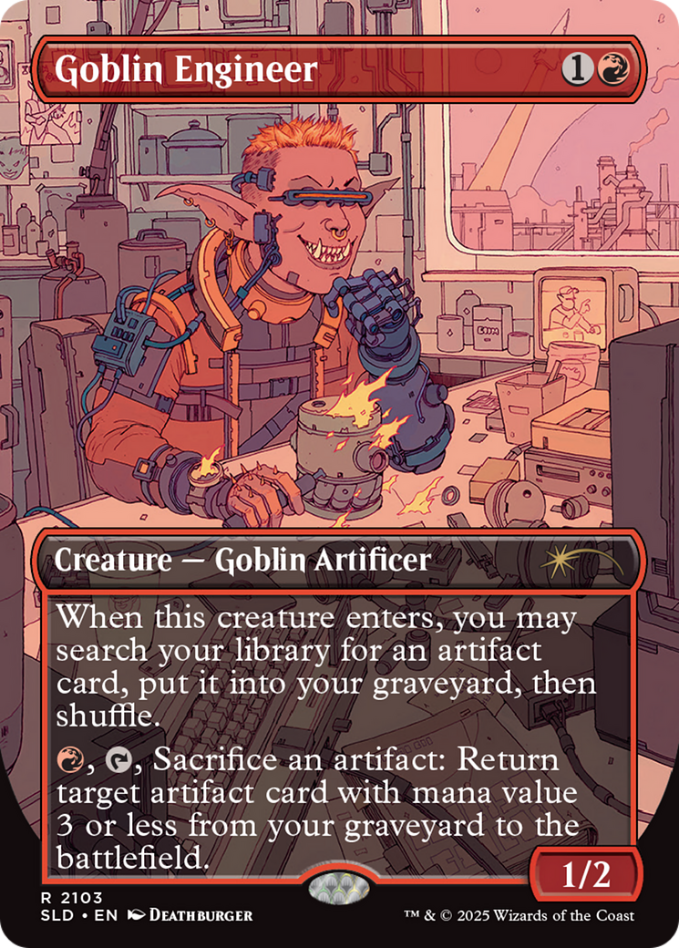 Goblin Engineer (Galaxy Foil) [Secret Lair Drop Series] | Spectrum Games