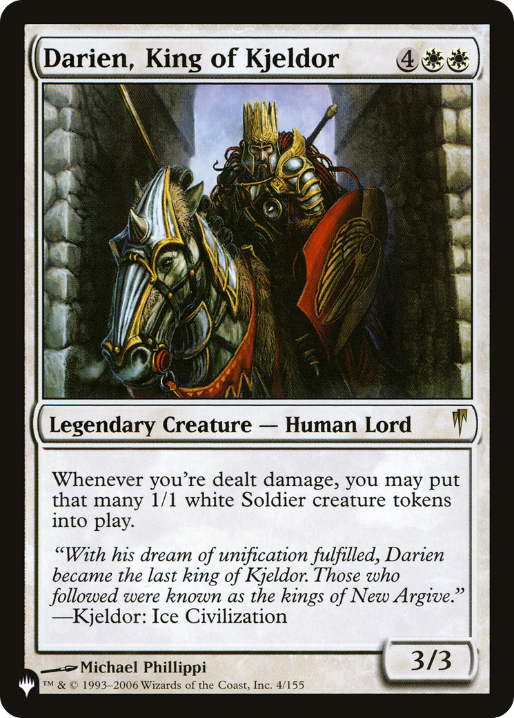 Darien, King of Kjeldor [The List] | Spectrum Games
