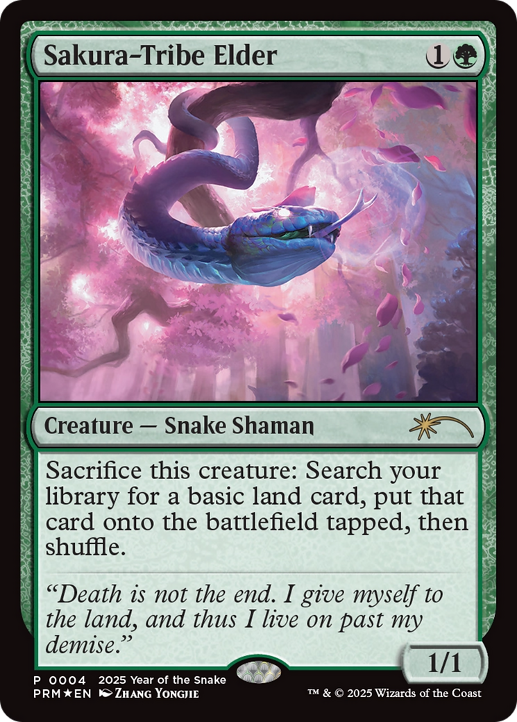 Sakura-Tribe Elder (Year of the Snake 2025) [Standard Showdown Promos] | Spectrum Games