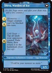 Jill, Shiva's Dominant // Shiva, Warden of Ice (Extended Art) [FINAL FANTASY] | Spectrum Games