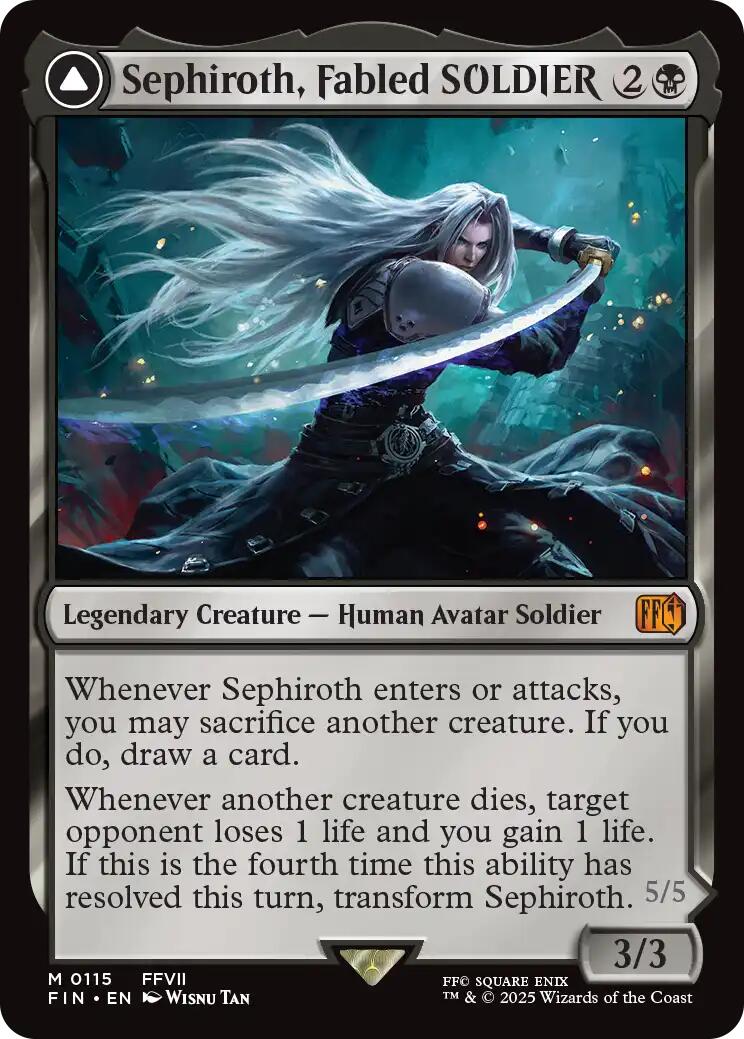Sephiroth, Fabled SOLDIER // Sephiroth, One-Winged Angel [FINAL FANTASY] | Spectrum Games