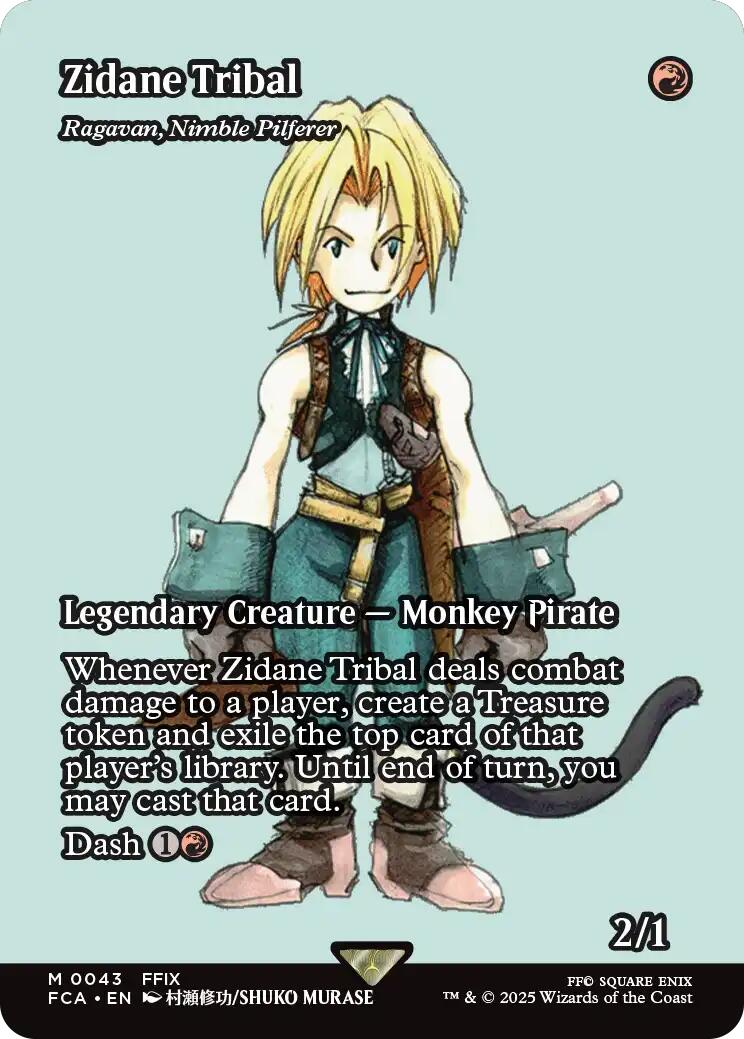 Zidane Tribal - Ragavan, Nimble Pilferer (Showcase) [FINAL FANTASY : Through the Ages] | Spectrum Games