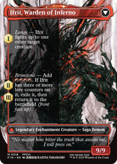 Clive, Ifrit's Dominant // Ifrit, Warden of Inferno (Borderless) (0318) [FINAL FANTASY] | Spectrum Games