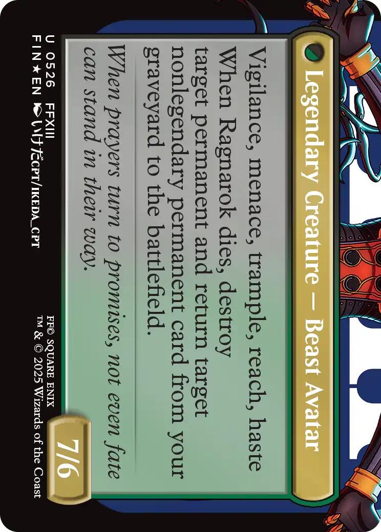 Fang, Fearless l'Cie (Borderless) (Surge Foil) [FINAL FANTASY] | Spectrum Games