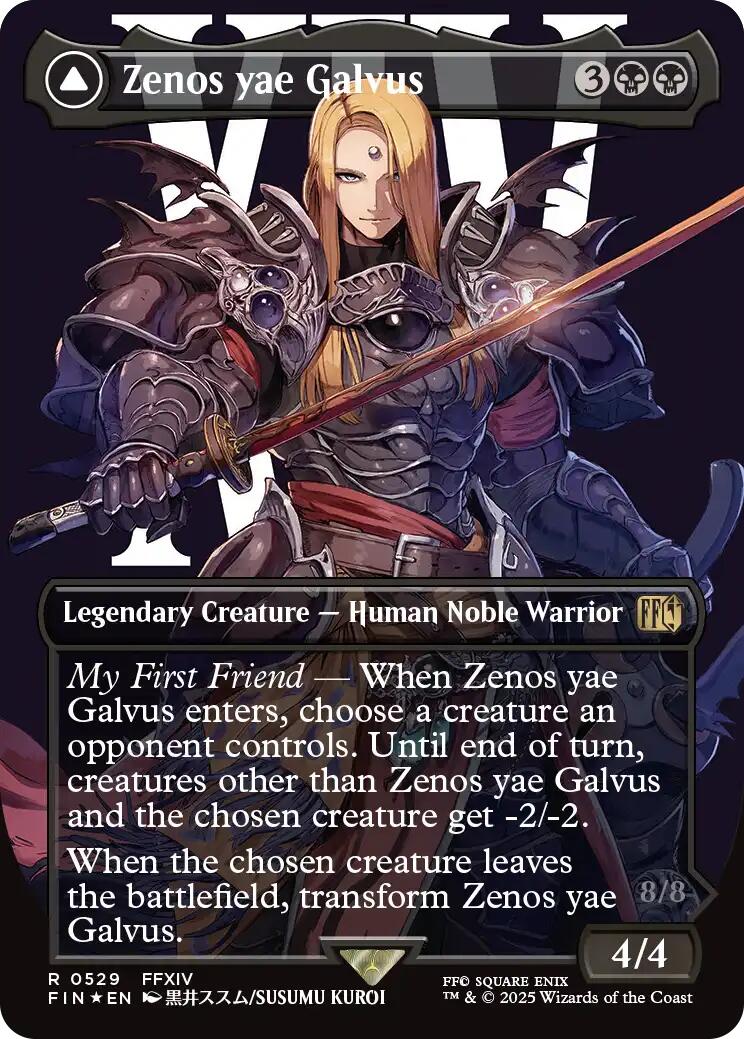 Zenos yae Galvus // Shinryu, Transcendent Rival (Borderless) (Surge Foil) [FINAL FANTASY] | Spectrum Games