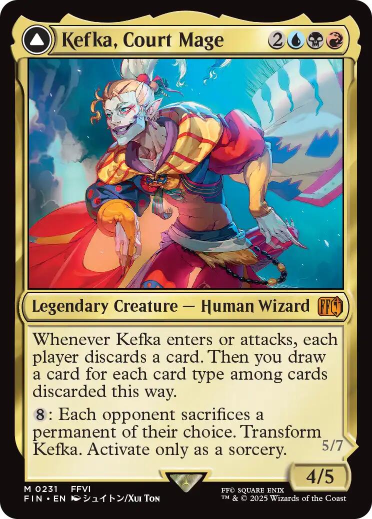 Kefka, Court Mage // Kefka, Ruler of Ruin [FINAL FANTASY] | Spectrum Games