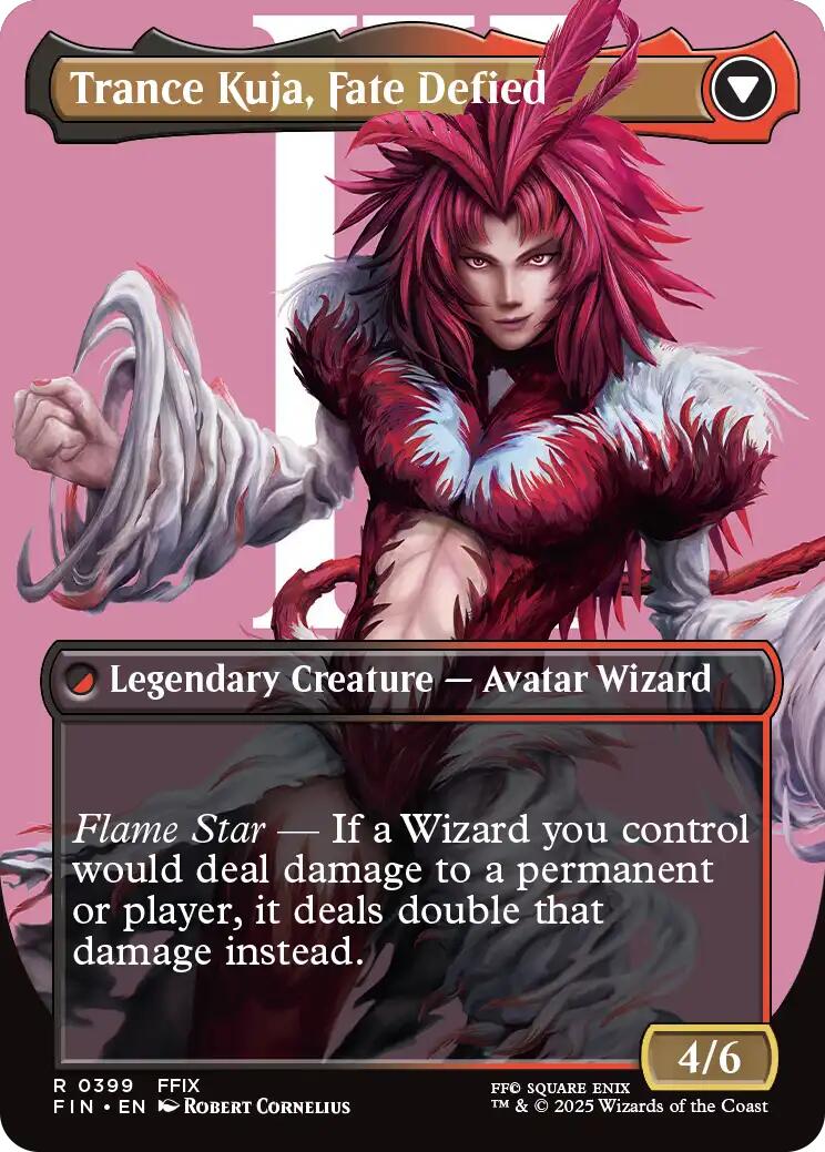 Kuja, Genome Sorcerer // Trance Kuja, Fate Defied (Borderless) [FINAL FANTASY] | Spectrum Games