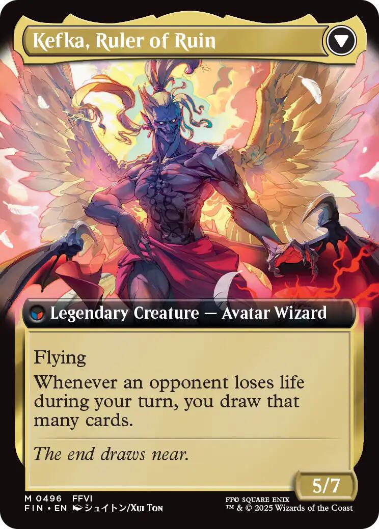 Kefka, Court Mage // Kefka, Ruler of Ruin (Extended Art) [FINAL FANTASY] | Spectrum Games