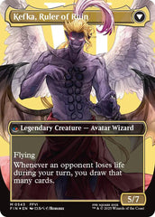 Kefka, Court Mage // Kefka, Ruler of Ruin (Borderless) (Surge Foil) [FINAL FANTASY] | Spectrum Games