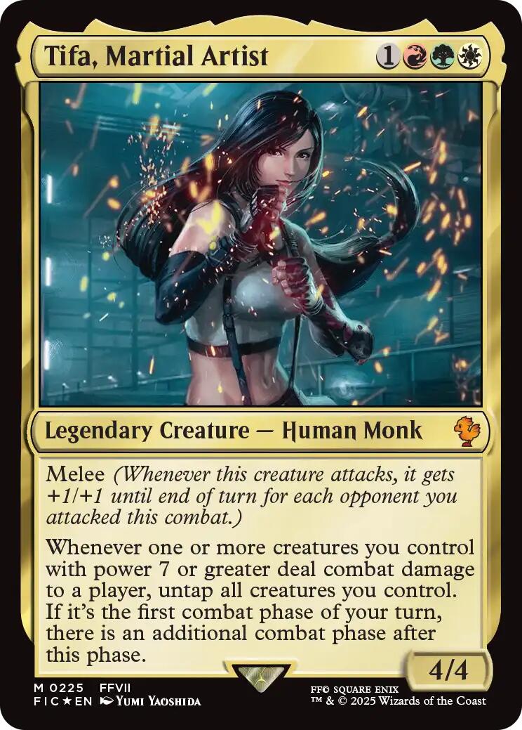 Tifa, Martial Artist (Surge Foil) [FINAL FANTASY Commander] | Spectrum Games