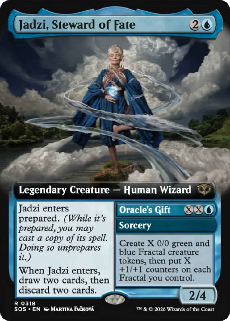 Jadzi, Steward of Fate (Extended Art) [Secrets of Strixhaven] | Spectrum Games
