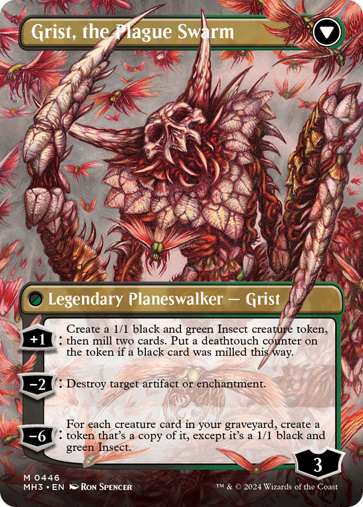 Grist, Voracious Larva // Grist, the Plague Swarm (Borderless) [Modern Horizons 3] | Spectrum Games