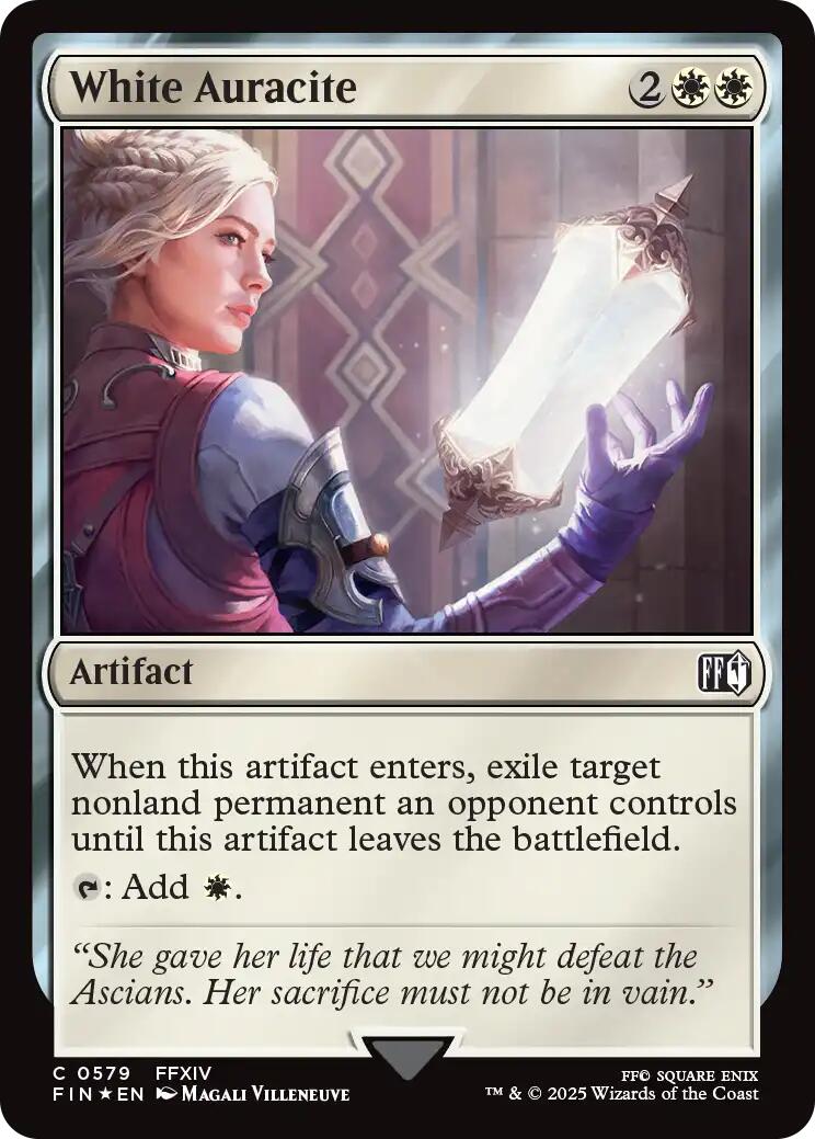 White Auracite (Surge Foil) [FINAL FANTASY] | Spectrum Games