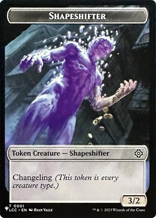 Shapeshifter // Cat Double-Sided Token [Secret Lair Drop Series] | Spectrum Games