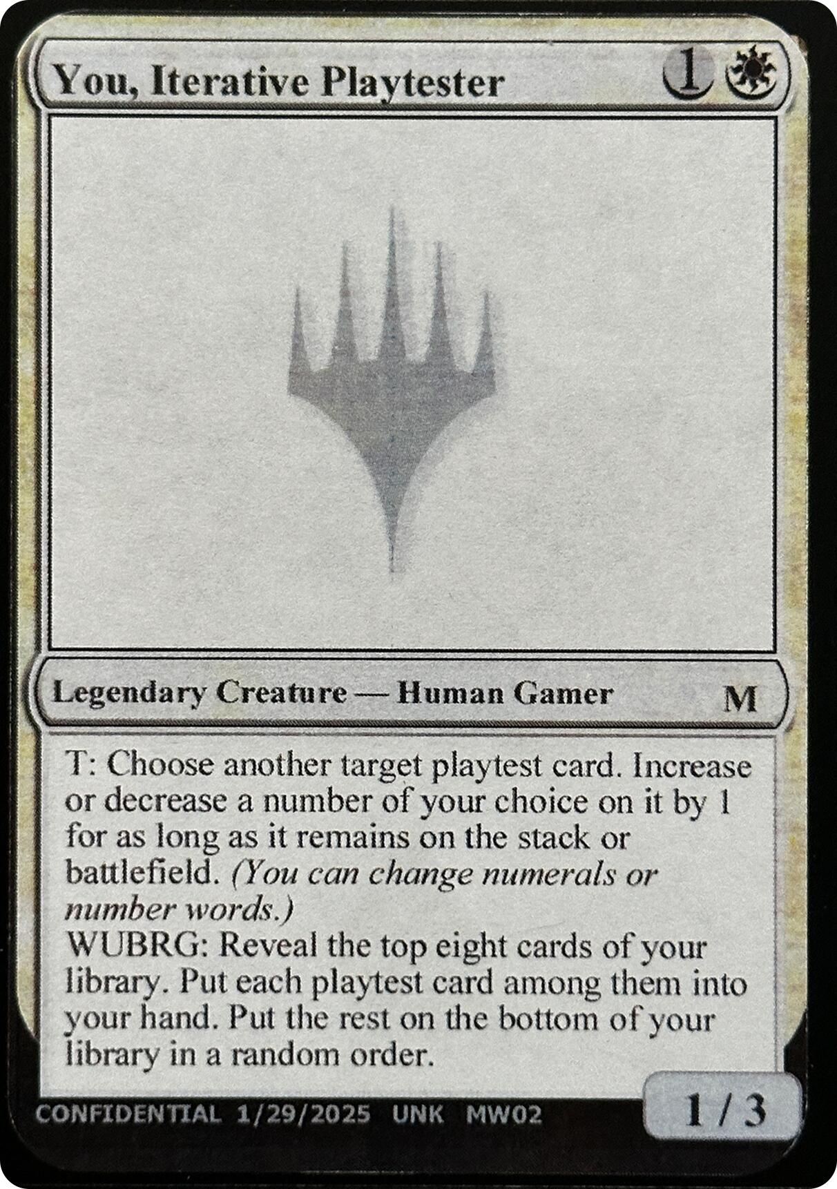 You, Iterative Playtester [Unknown Event] | Spectrum Games
