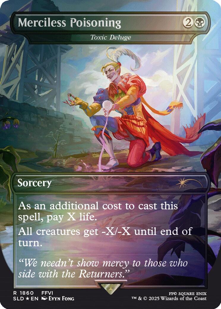 Merciless Poisoning - Toxic Deluge (Rainbow Foil) [Secret Lair Drop Series] | Spectrum Games