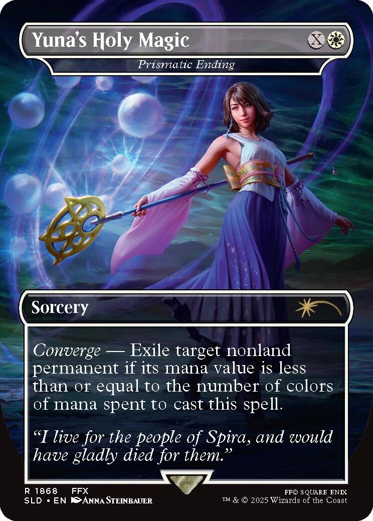 Yuna's Holy Magic - Prismatic Ending [Secret Lair Drop Series] | Spectrum Games