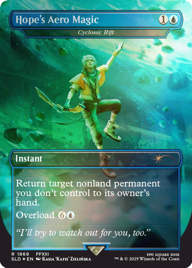 Hope's Aero Magic - Cyclonic Rift (Rainbow Foil) [Secret Lair Drop Series] | Spectrum Games