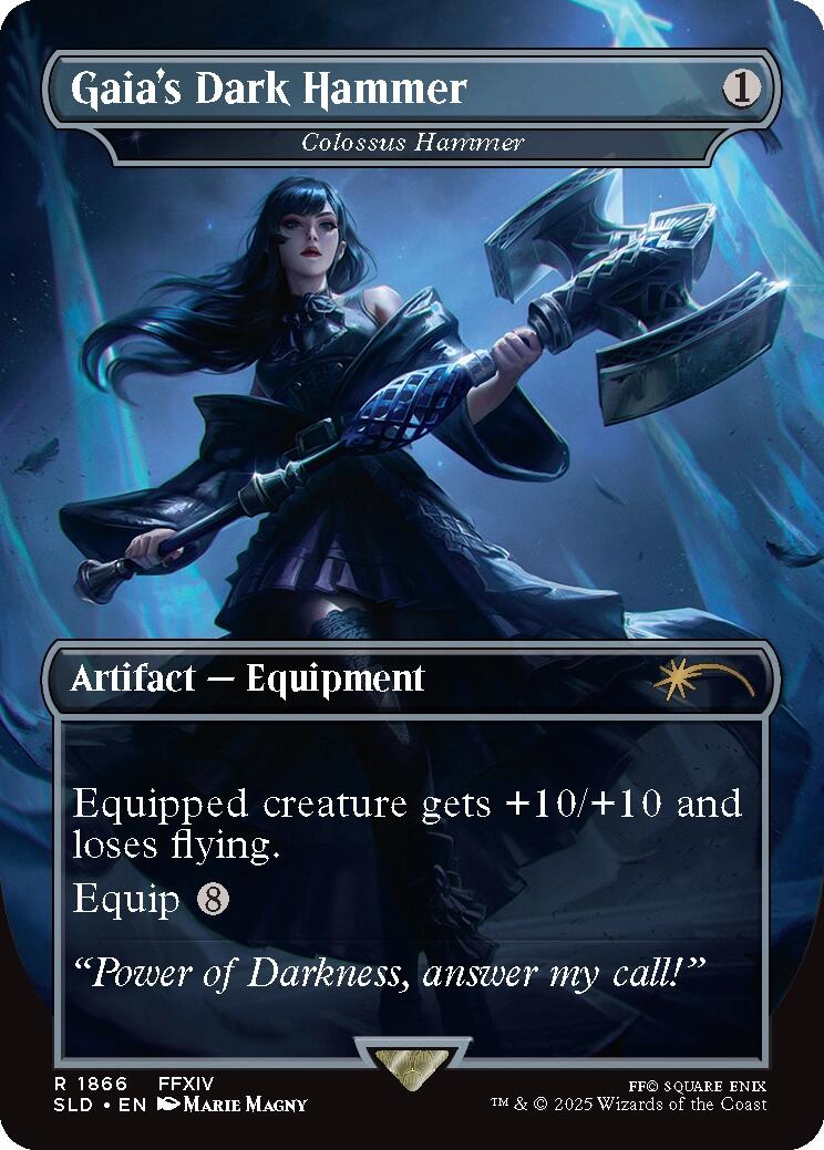 Gaia's Dark Hammer - Colossus Hammer [Secret Lair Drop Series] | Spectrum Games