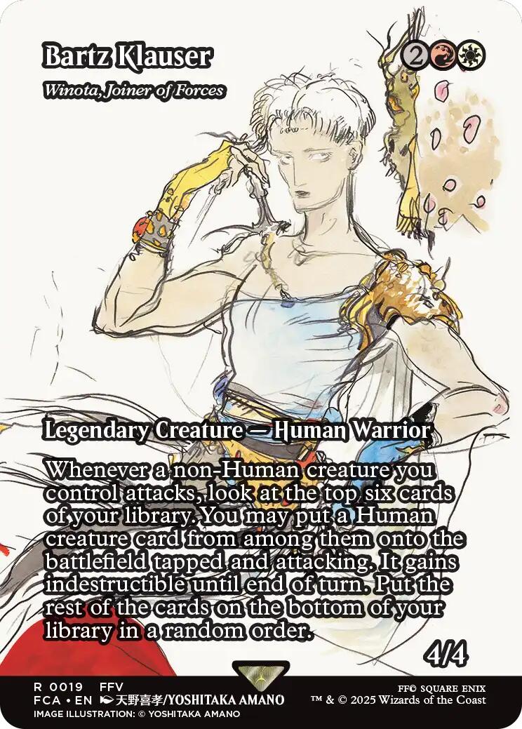 Bartz Klauser - Winota, Joiner of Forces (Showcase) [FINAL FANTASY : Through the Ages] | Spectrum Games