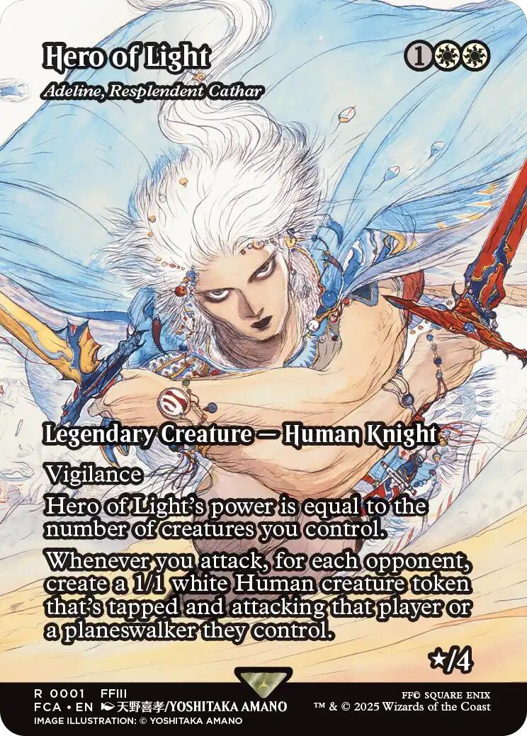 Hero of Light - Adeline, Resplendent Cathar (Showcase) [FINAL FANTASY : Through the Ages] | Spectrum Games