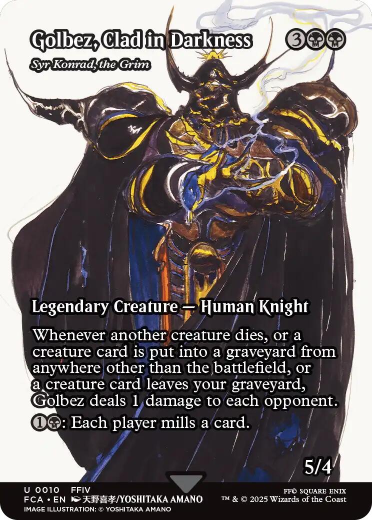 Golbez, Clad in Darkness - Syr Konrad, the Grim (Showcase) [FINAL FANTASY : Through the Ages] | Spectrum Games