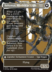 Dion, Bahamut's Dominant // Bahamut, Warden of Light (Borderless) (Surge Foil) [FINAL FANTASY] | Spectrum Games