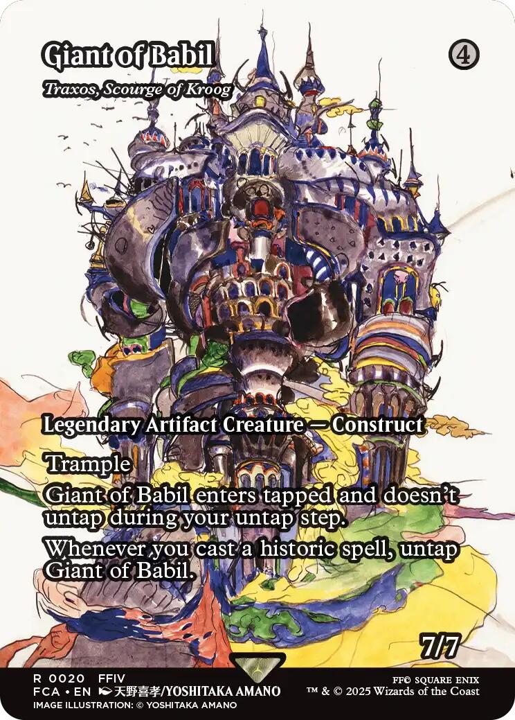Giant of Babil - Traxos, Scourge of Kroog (Showcase) [FINAL FANTASY : Through the Ages] | Spectrum Games