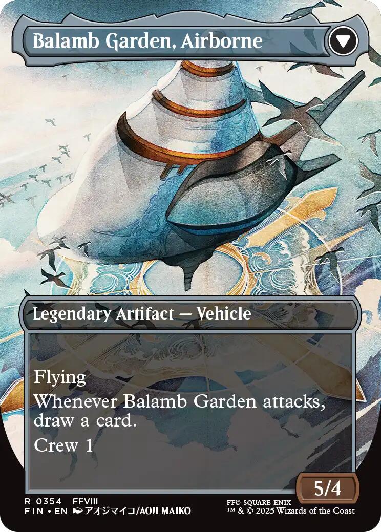 Balamb Garden, SeeD Academy // Balamb Garden, Airborne (Borderless) [FINAL FANTASY] | Spectrum Games