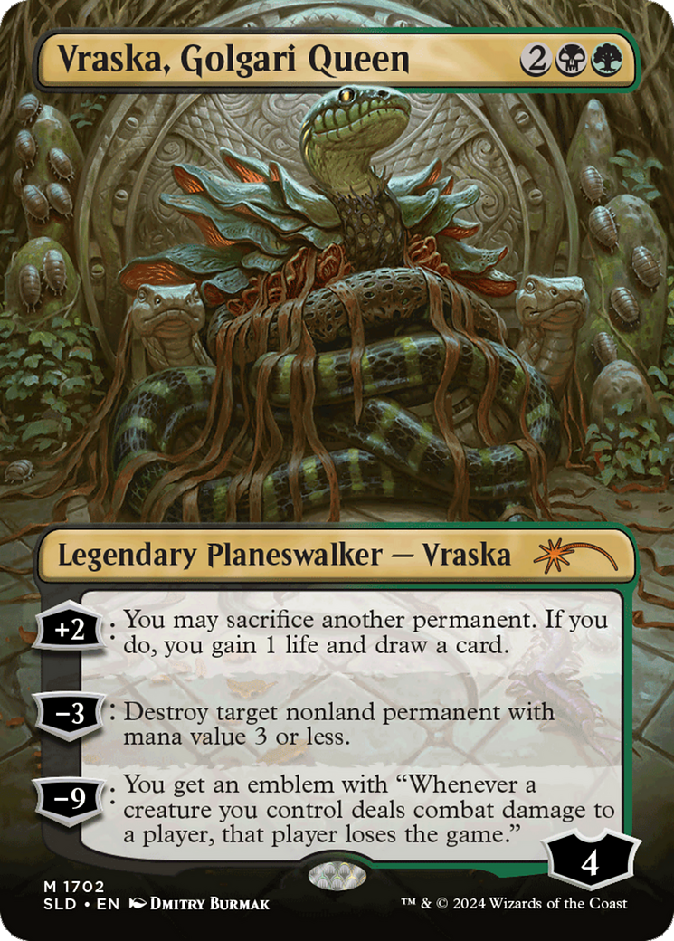 Vraska, Golgari Queen (1702) [Secret Lair Drop Series] | Spectrum Games