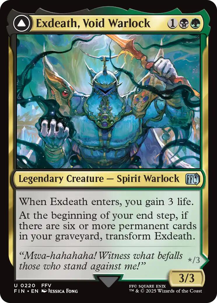 Exdeath, Void Warlock // Neo Exdeath, Dimension's End [FINAL FANTASY] | Spectrum Games