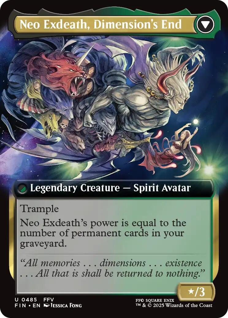 Exdeath, Void Warlock // Neo Exdeath, Dimension's End (Extended Art) [FINAL FANTASY] | Spectrum Games
