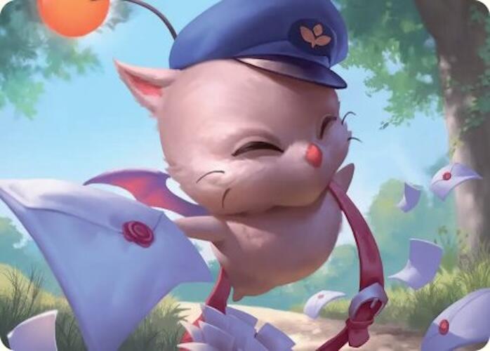 Delivery Moogle Art Card [FINAL FANTASY Art Series] | Spectrum Games