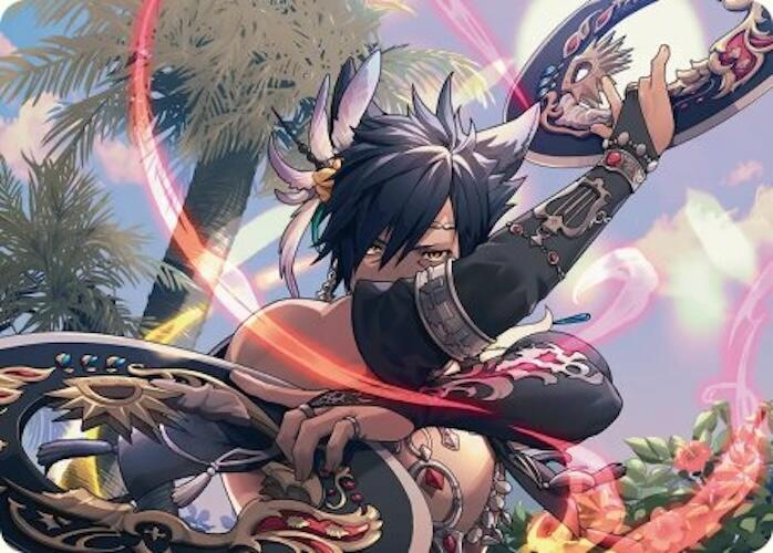 Dancer's Chakrams Art Card [FINAL FANTASY Art Series] | Spectrum Games