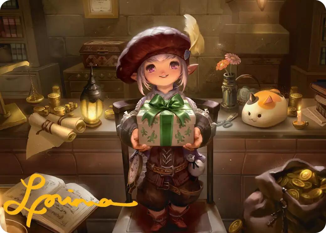Tataru Taru Art Card (Gold-Stamped Signature) [FINAL FANTASY Art Series] | Spectrum Games