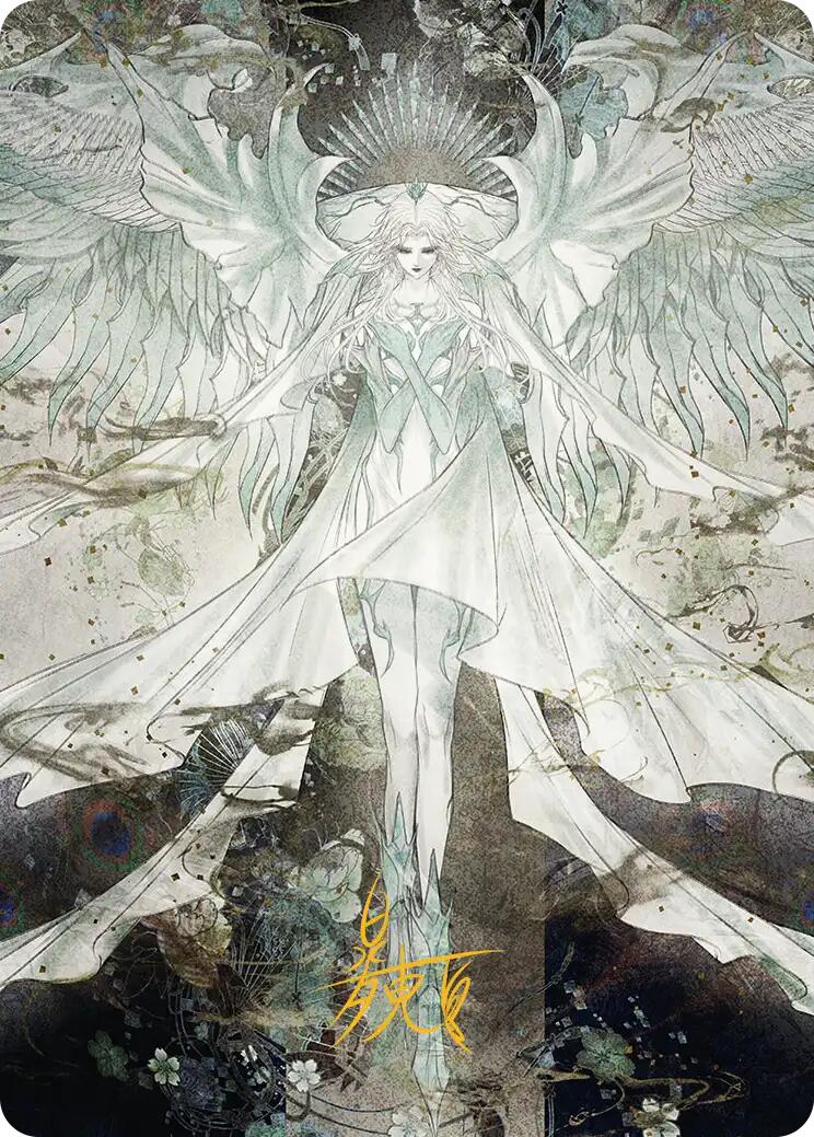 Hydaelyn, the Mothercrystal Art Card (Gold-Stamped Signature) [FINAL FANTASY Art Series] | Spectrum Games