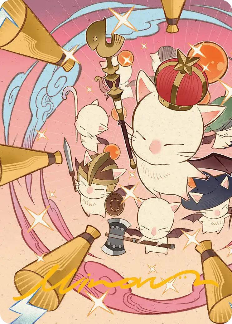 Summon: Good King Mog XII Art Card (Gold-Stamped Signature) [FINAL FANTASY Art Series] | Spectrum Games