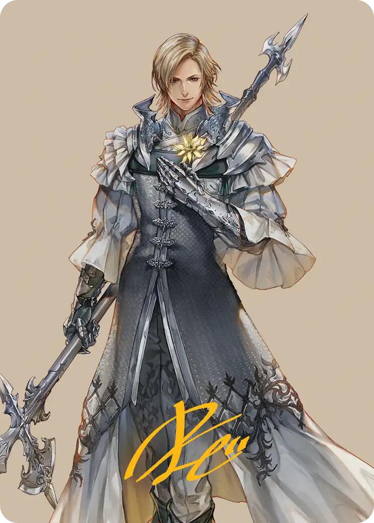 Dion, Bahamut's Dominant Art Card (Gold-Stamped Signature) [FINAL FANTASY Art Series] | Spectrum Games